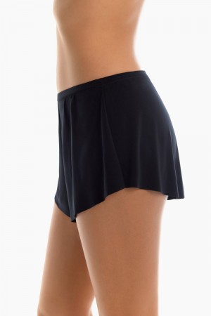 Women's Black Jersey Tap Pant Swim Bottom - Miraclesuit USA | QX967236C2