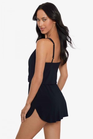 Women's Black Obi One Kami One Piece - Miraclesuit USA | XV256945Z9