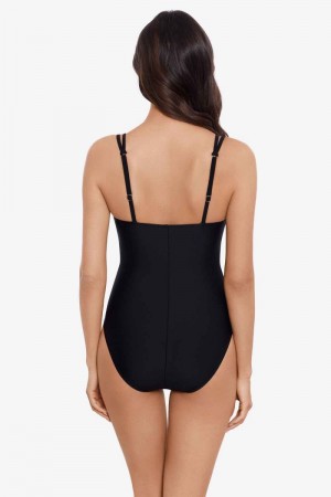 Women's Black Obi One Saki One Piece - Miraclesuit USA | FP699939G1