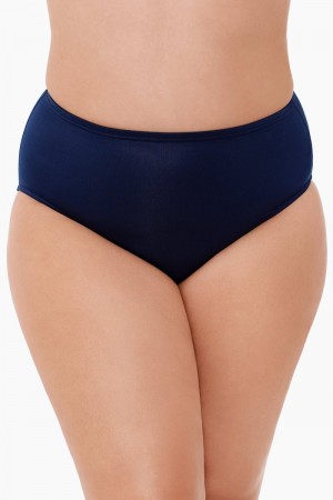 Women's Navy Plus Size Basic Pant Swim Bottom - Miraclesuit USA | CD871527F4