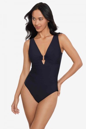 Women's Purple Marquis Kristi One Piece - Miraclesuit USA | TP868556B2