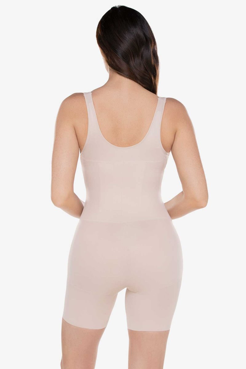 Women's Beige Torsette Thigh Slimmer Shapewear - Miraclesuit USA | ZK274367N5