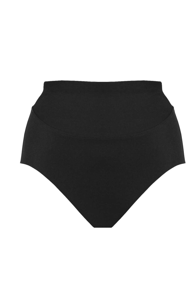Women's Black Amoressa Martini High Waist Swim Bottom - Miraclesuit USA | UC461146E2