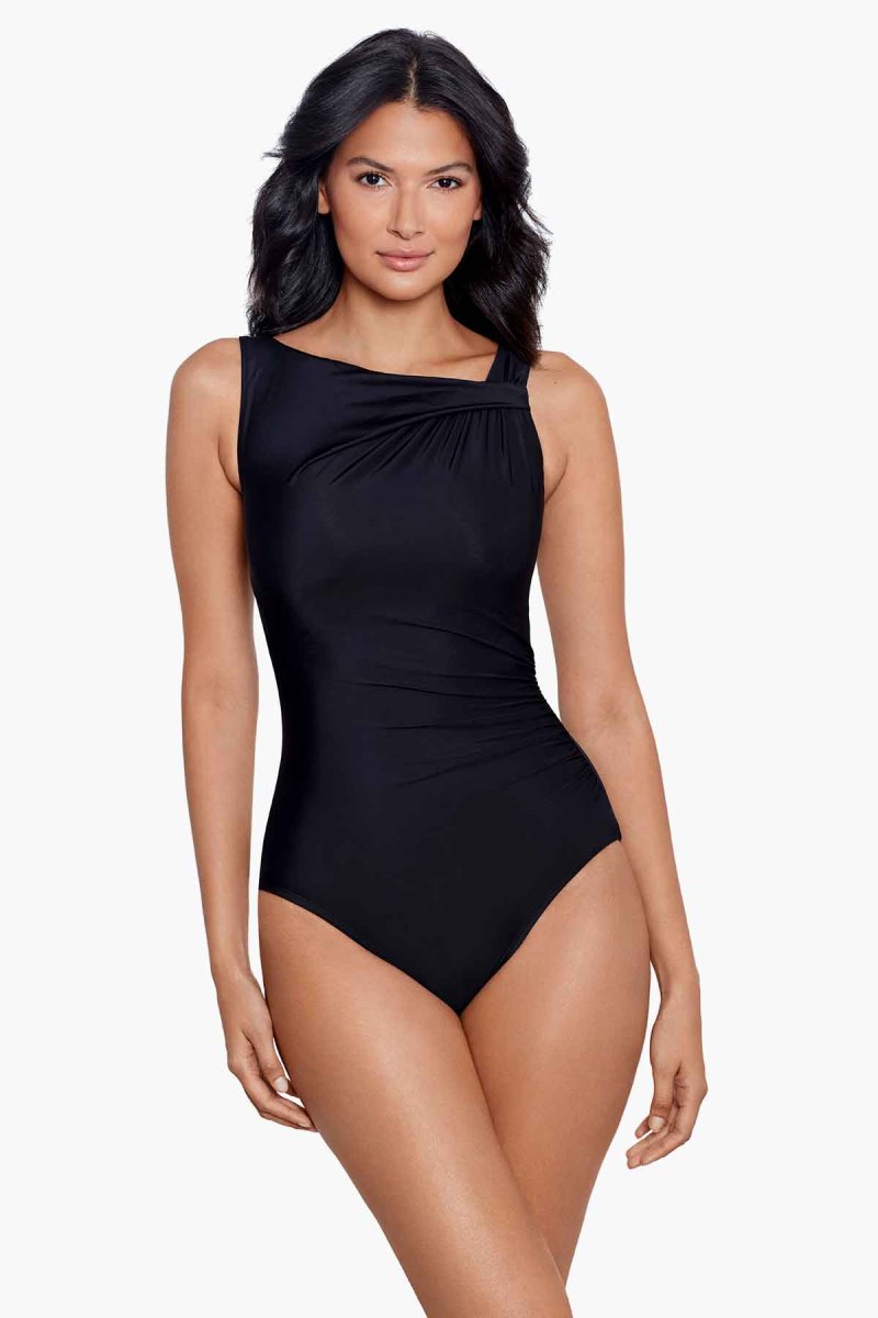 Women\'s Black Avra DD Cup One Piece - Miraclesuit USA | PR482218Z9