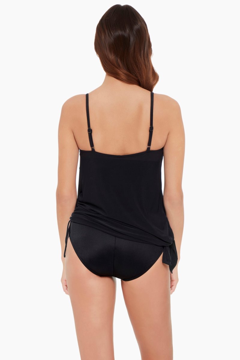 Women's Black Brynn DD Cups Swim Dress - Miraclesuit USA | YI927082M7