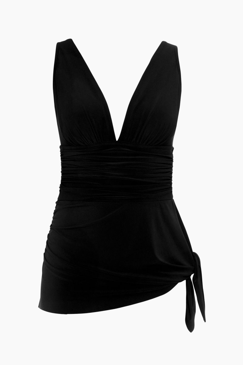 Women's Black Celine Swim Dress - Miraclesuit USA | RX726022V1