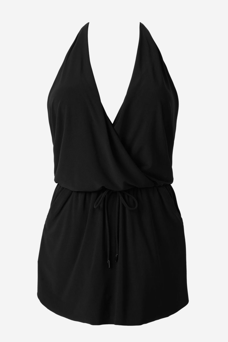 Women's Black Ellie One Piece Romper - Miraclesuit USA | VJ324602Y7