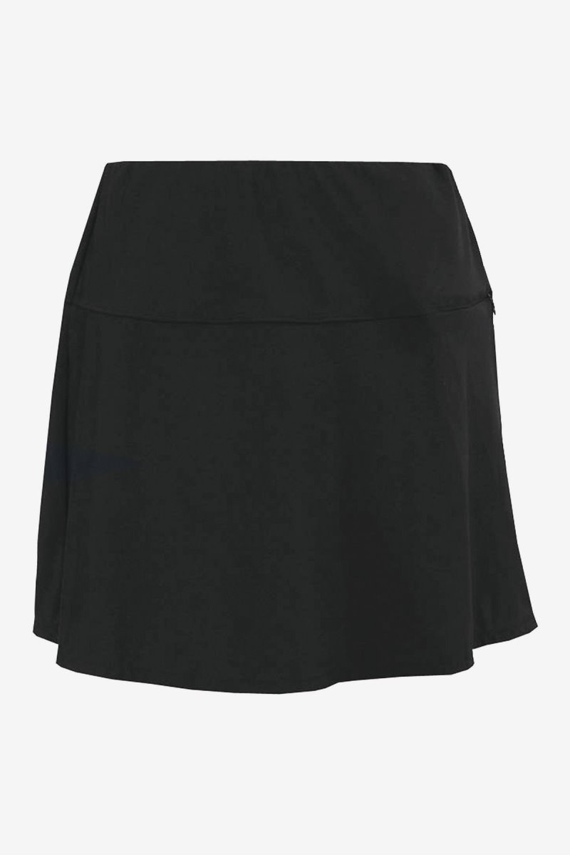 Women's Black Fit Flair Skirt Swim Bottom - Miraclesuit USA | XZ755285W3