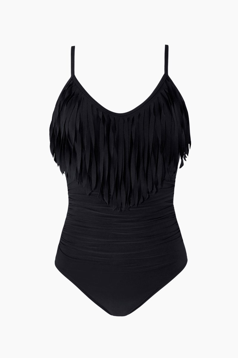 Women's Black Fringe Blaire One Piece - Miraclesuit USA | QG165326N6