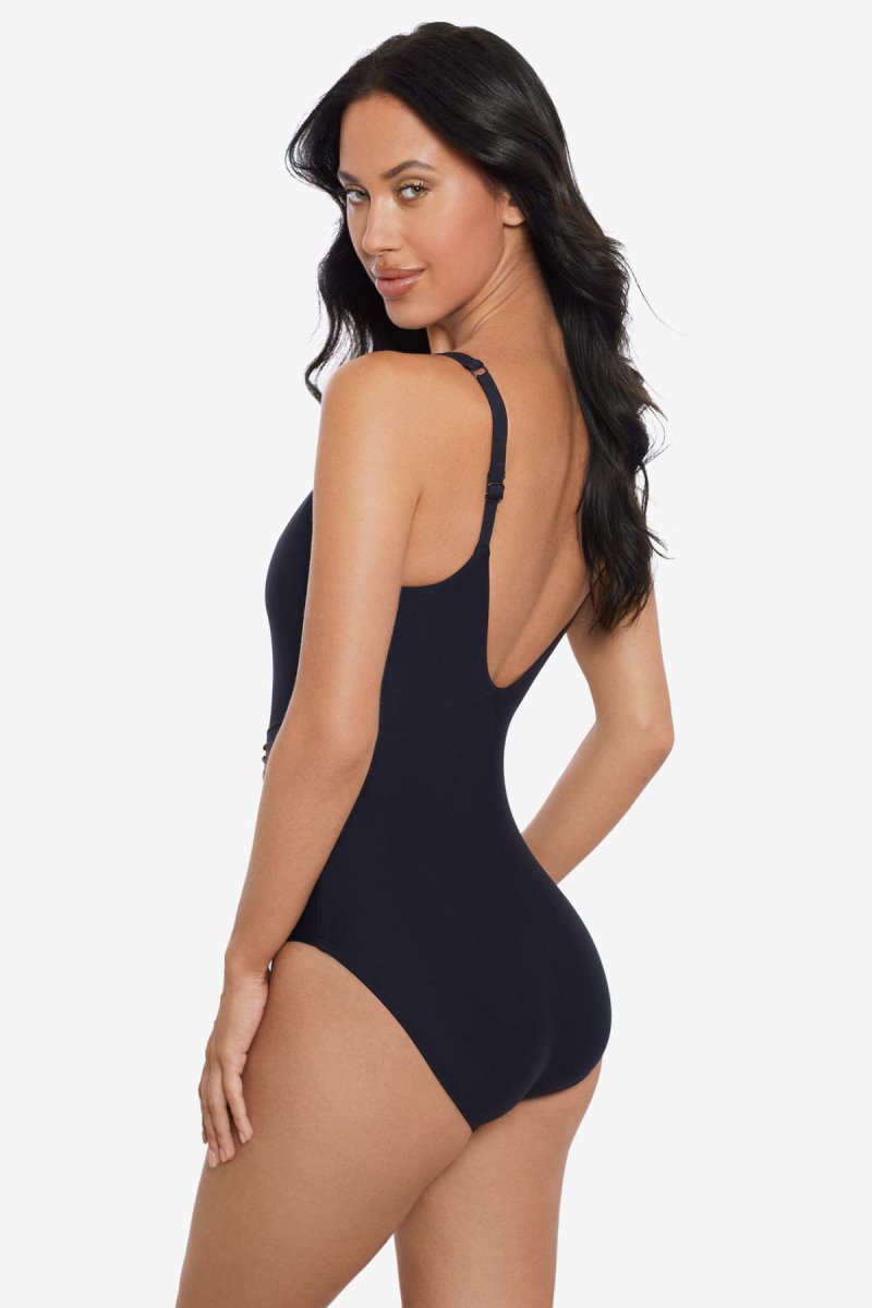 Women's Black Glimmer Twins Faith One Piece - Miraclesuit USA | GP339013I5