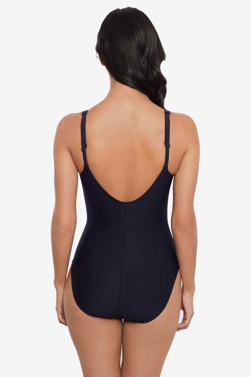 Women's Black Glimmer Twins Faith One Piece - Miraclesuit USA | GP339013I5