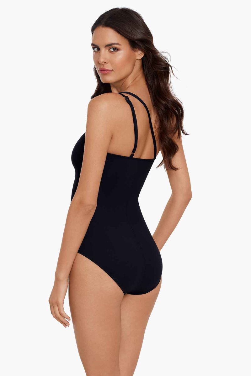 Women's Black Hyper Link Charlize One Piece - Miraclesuit USA | FE664166K7