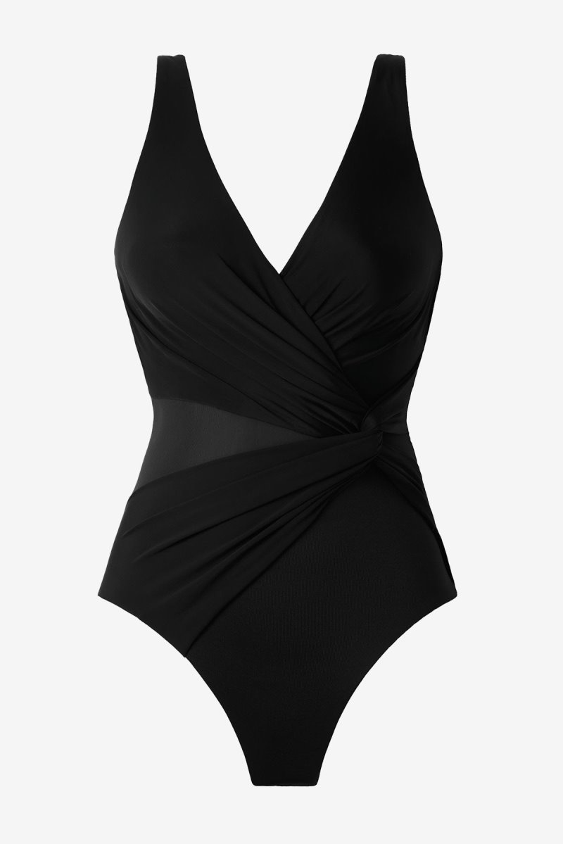 Women's Black Illusionists Circe One Piece - Miraclesuit USA | NL084758J9
