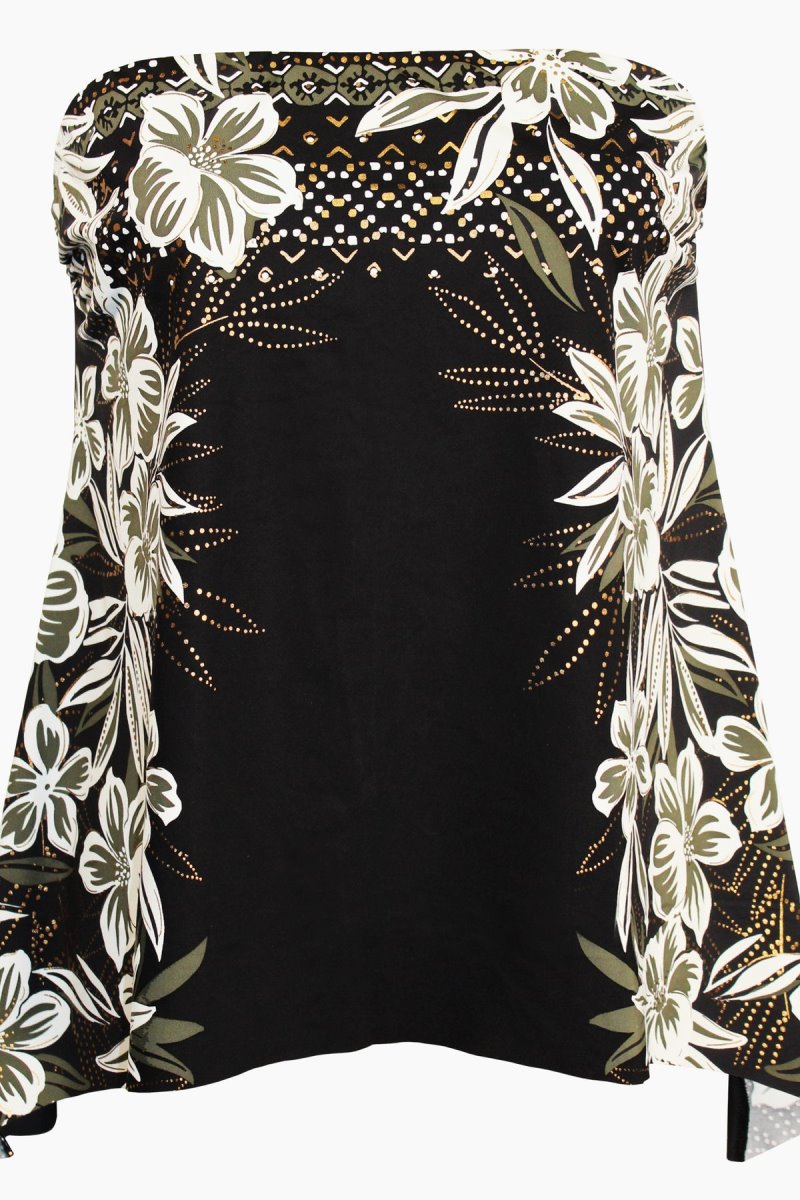 Women's Black Moondancer Bandini Tankini Tops - Miraclesuit USA | WZ325232H9
