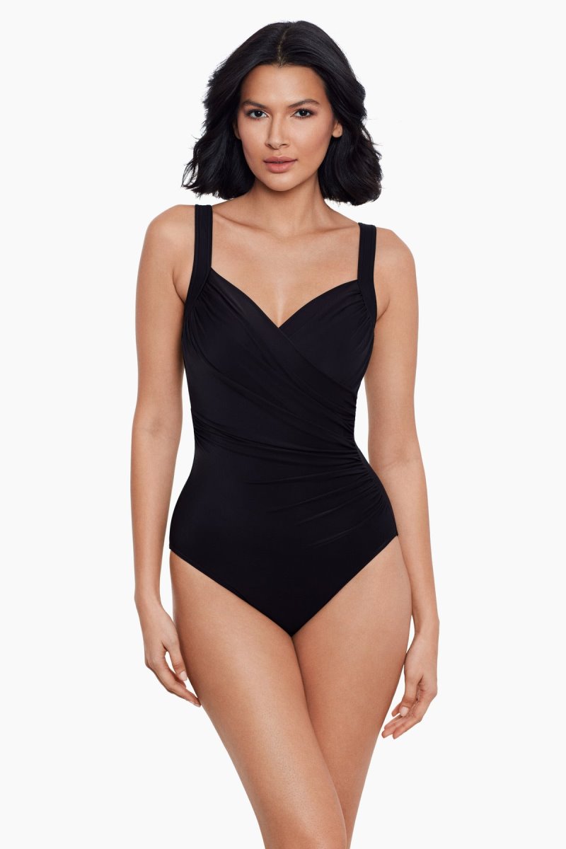 Women's Black Must Haves Sanibel DDD Cups One Piece - Miraclesuit USA | AA724882P2