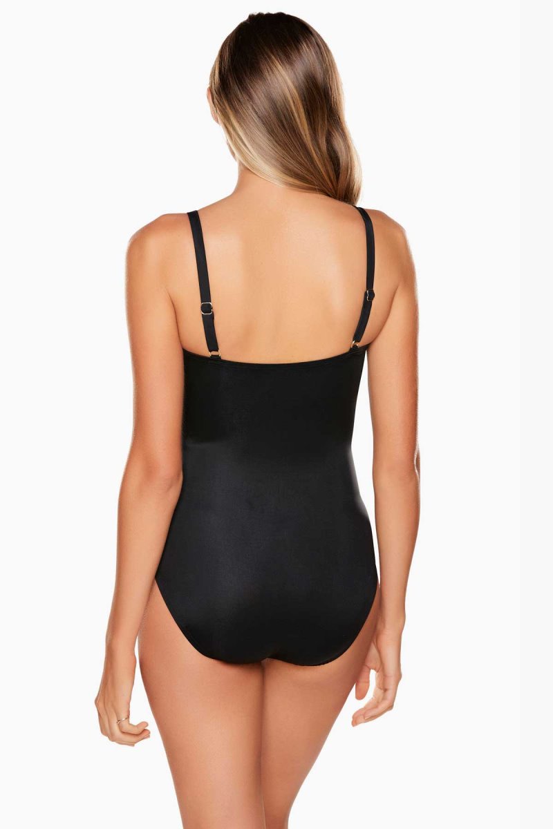 Women's Black Network Mystique One Piece - Miraclesuit USA | UZ328592X2