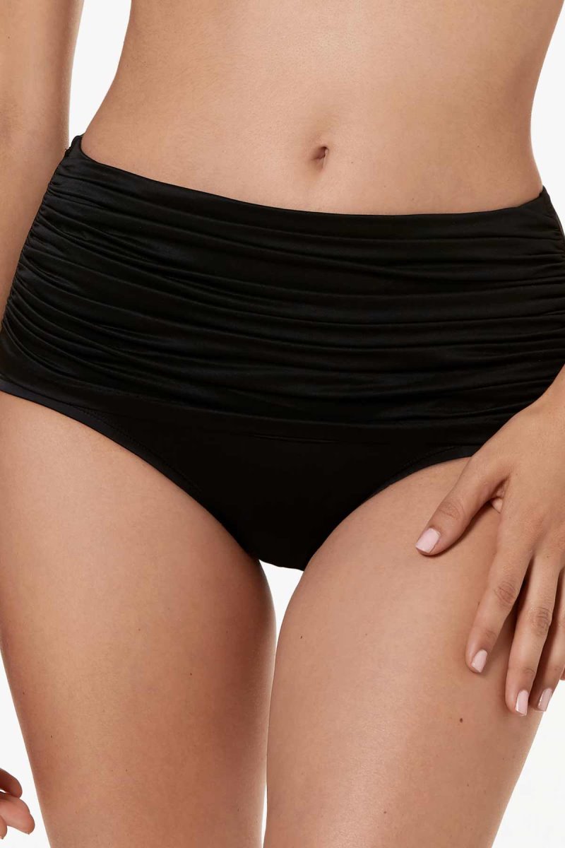 Women's Black Norma Jean Retro Swim Bottom - Miraclesuit USA | SS650175S8