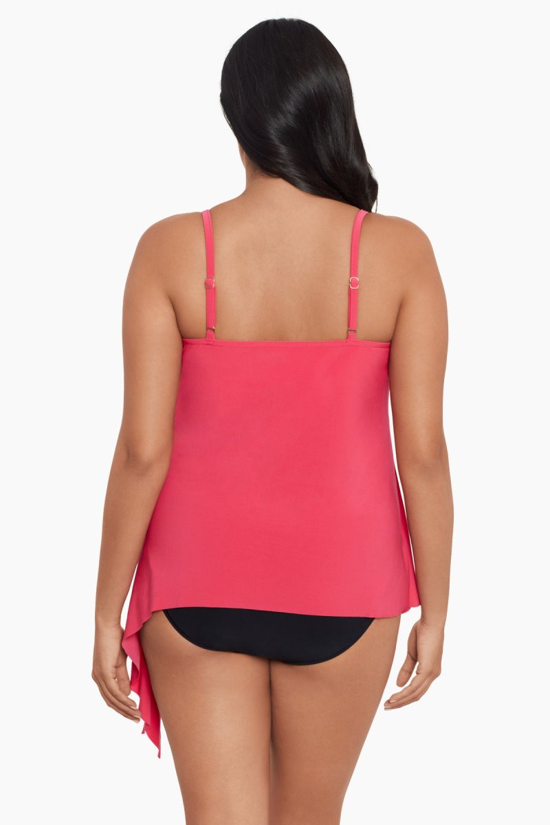 Women's Black Plus Size Alex Tankini Tops - Miraclesuit USA | YC888048A8