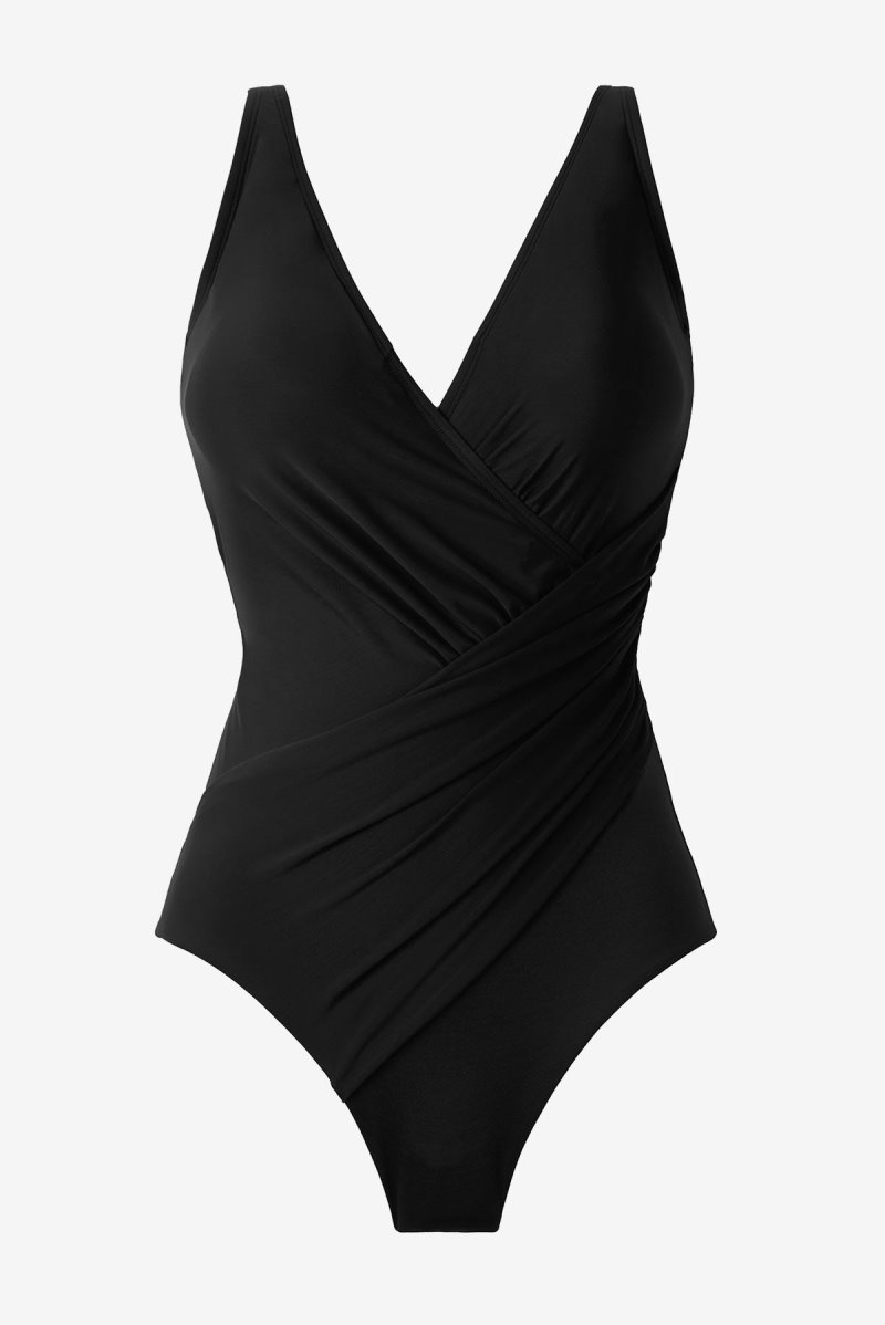 Women's Black Plus Size Must Haves Oceanus One Piece - Miraclesuit USA | MW734563P8