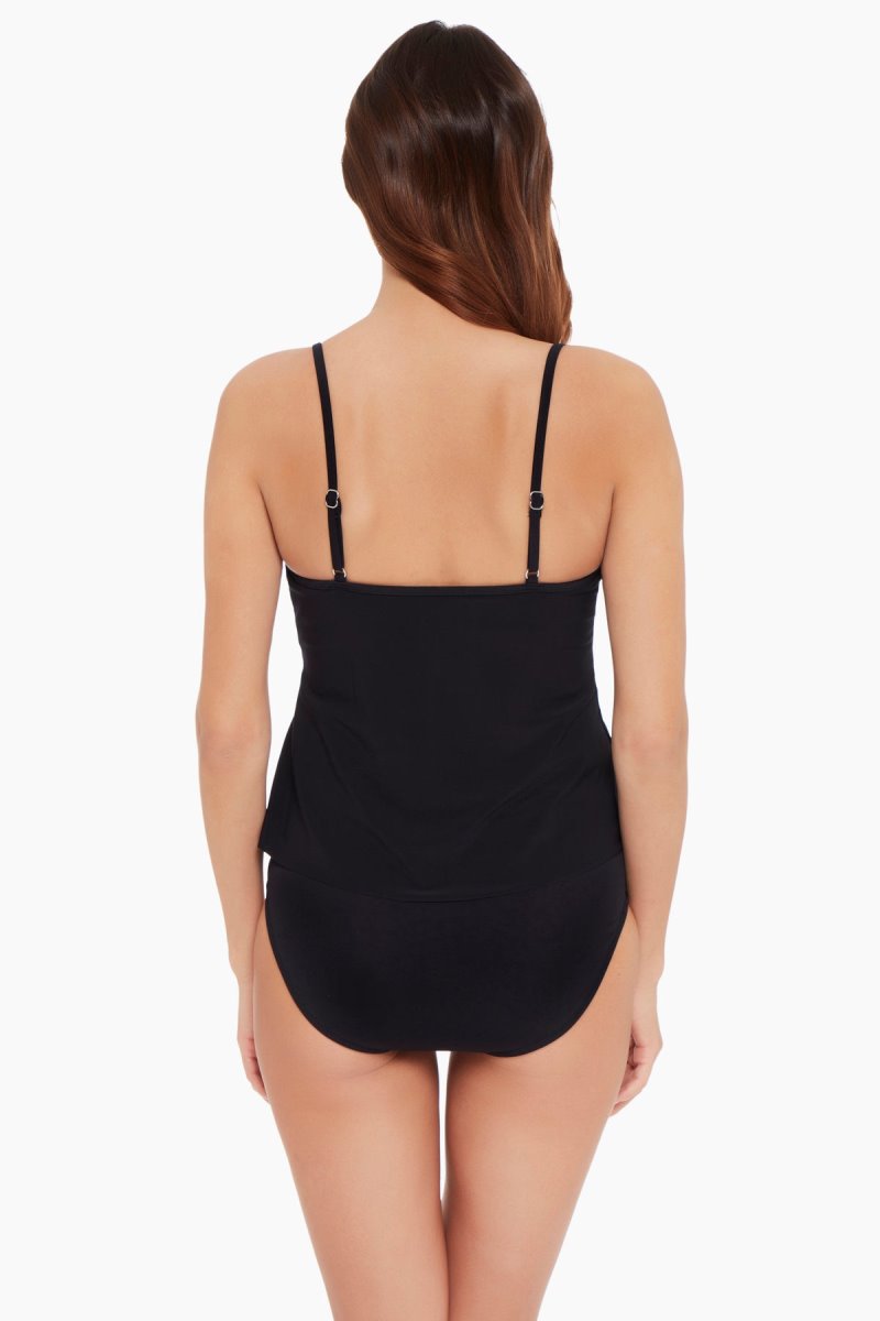 Women's Black Rita Tankini Tops - Miraclesuit USA | XC297639P6