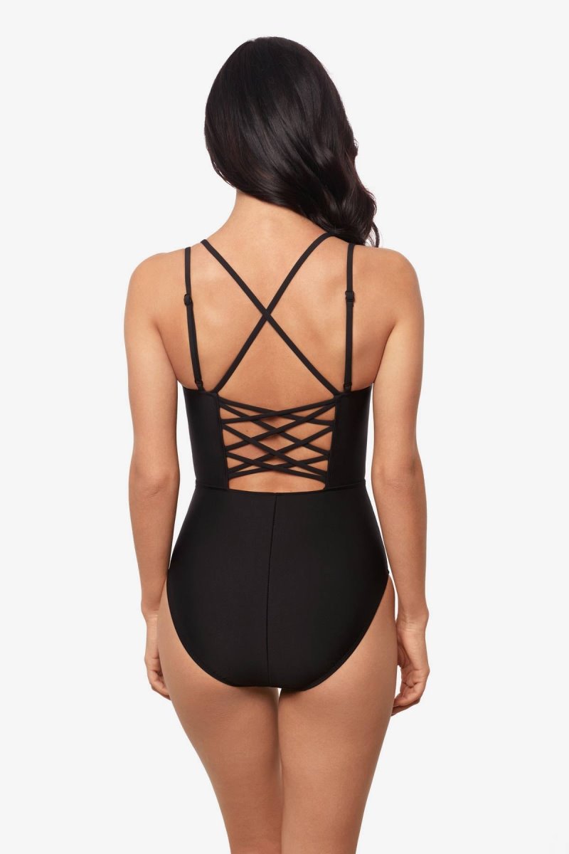 Women's Black Sigourney One Piece - Miraclesuit USA | FN742284C1