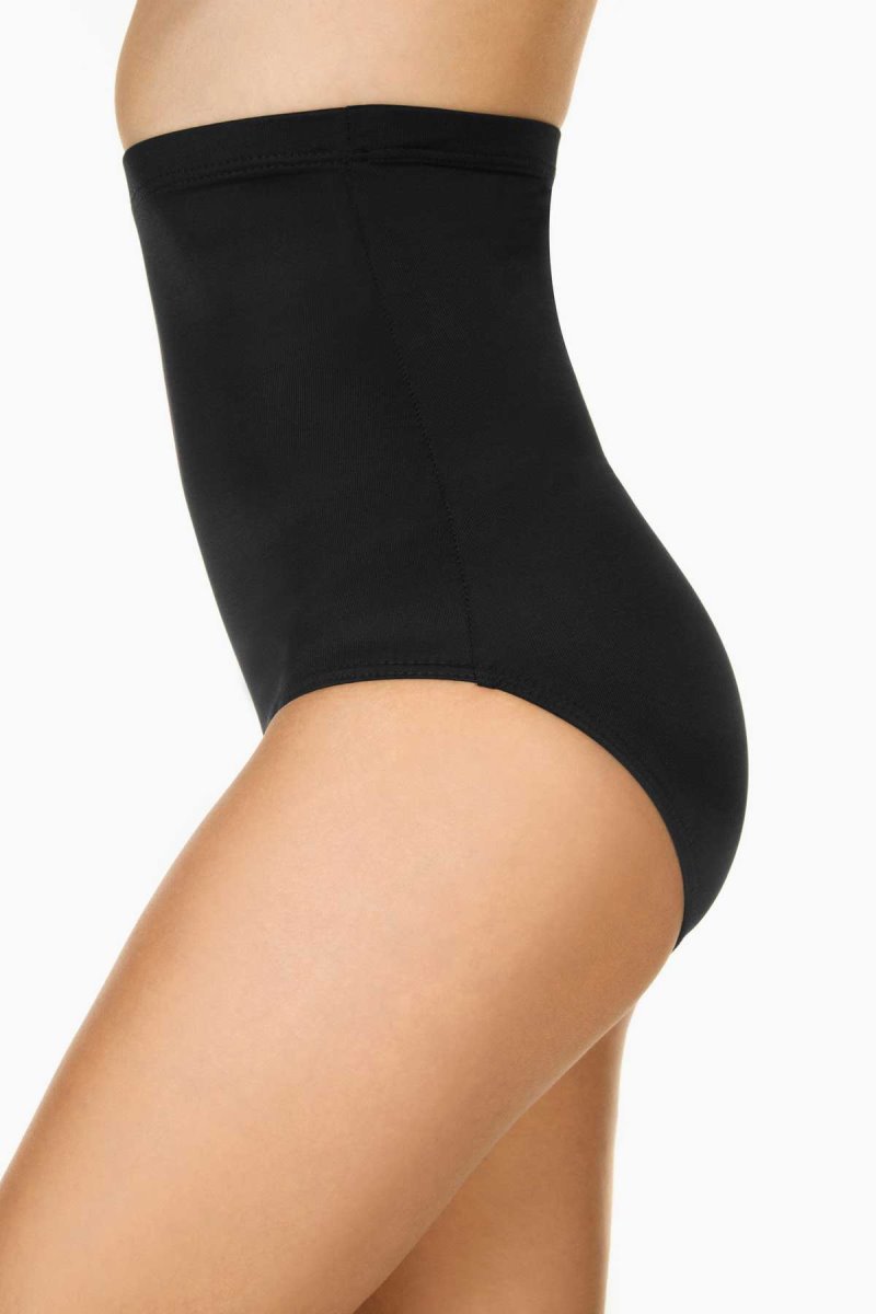 Women\'s Black Super High Waist Swim Bottom - Miraclesuit USA | UD271817S1