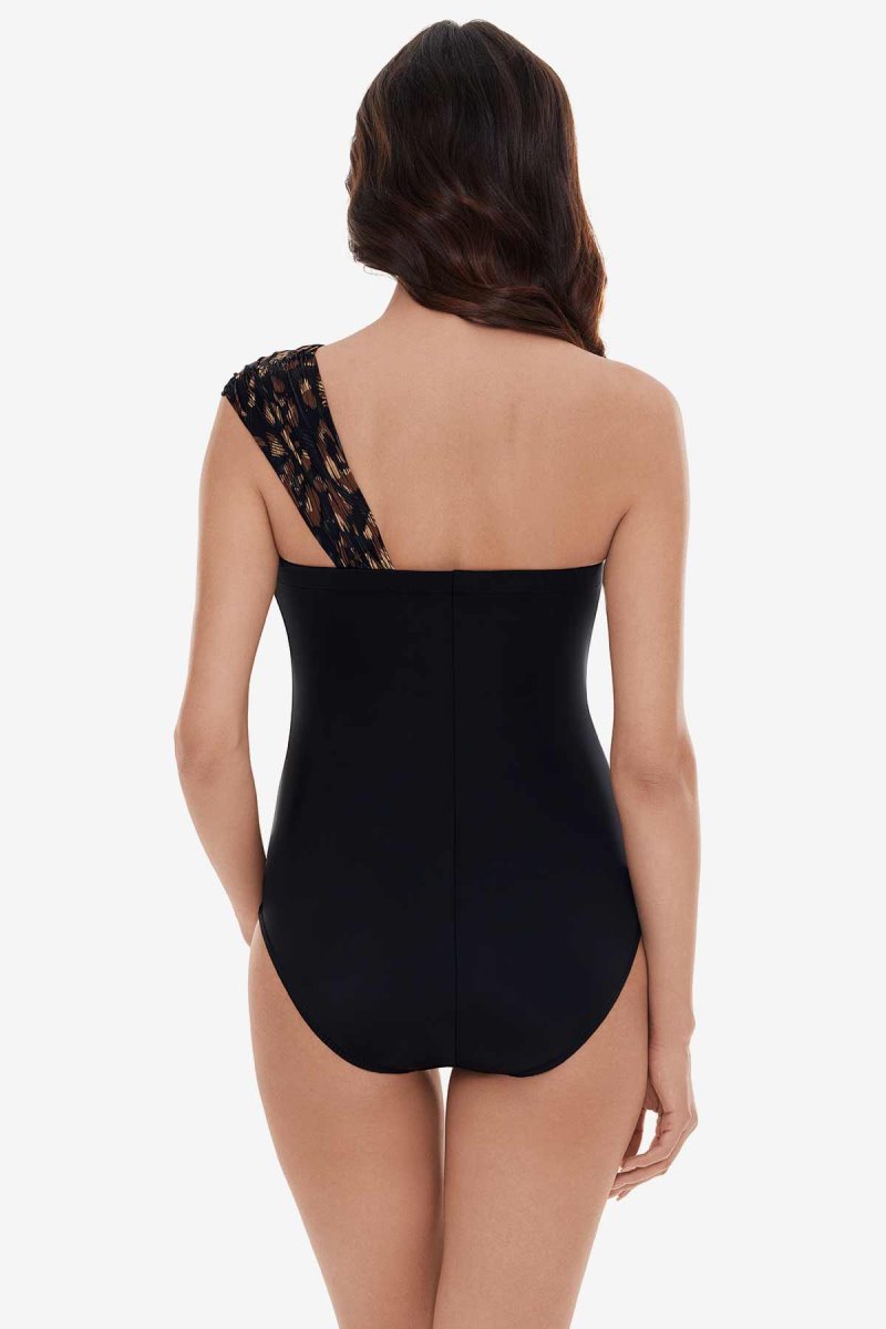 Women's Black / Brown La Paz GoDDess One Piece - Miraclesuit USA | RM089078M4