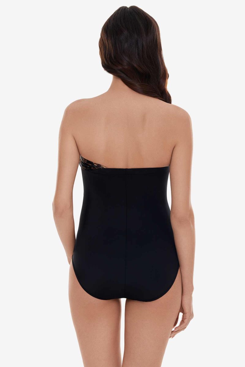 Women's Black / Brown La Paz GoDDess One Piece - Miraclesuit USA | RM089078M4