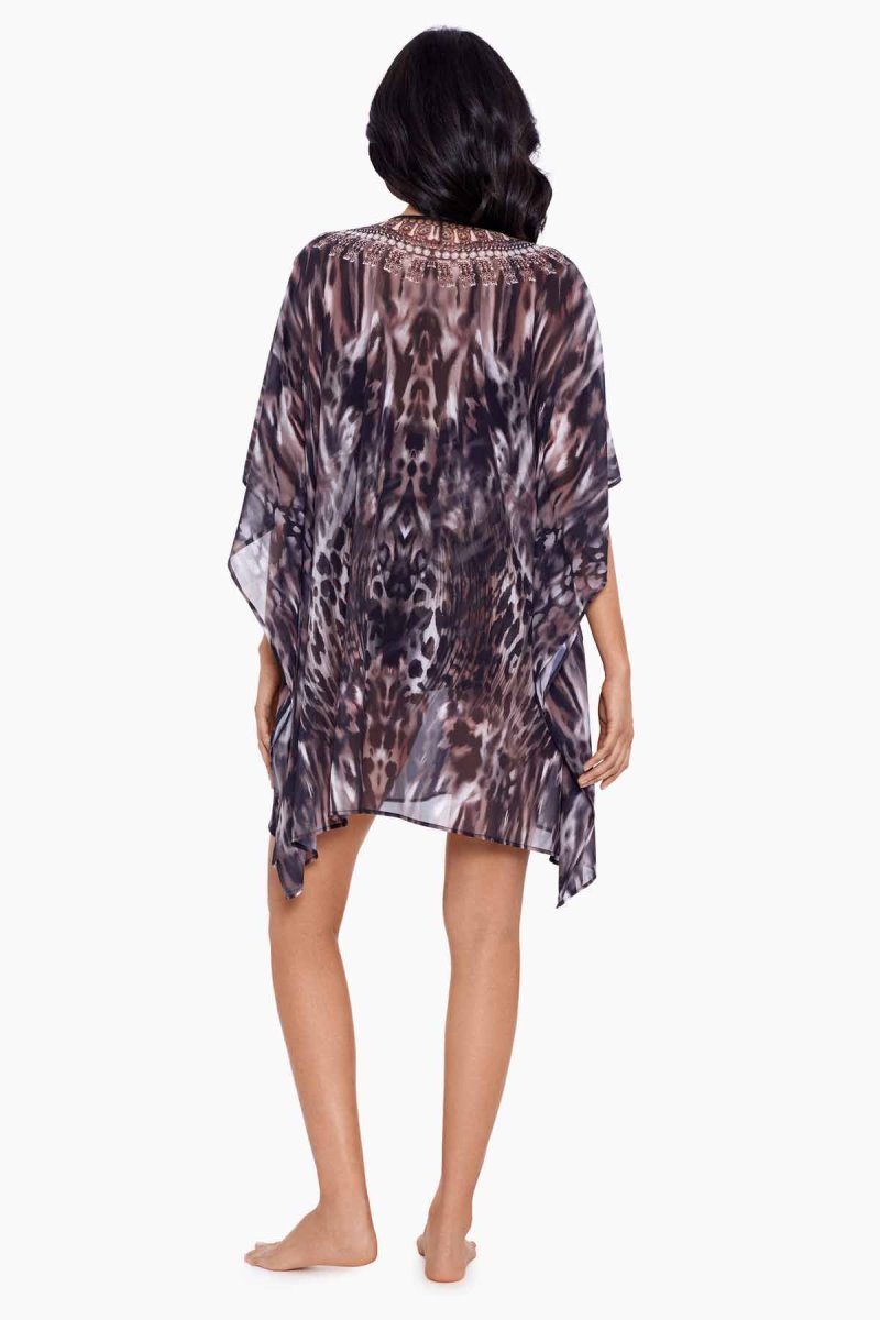 Women's Black / Brown Tempest Caftan Cover Ups - Miraclesuit USA | BV682238K4