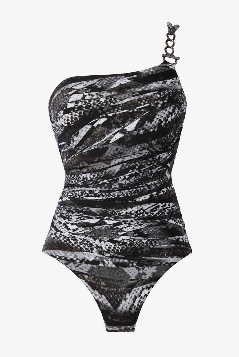 Women's Black / Grey Zaatar Charlize One Piece - Miraclesuit USA | CW617911H0