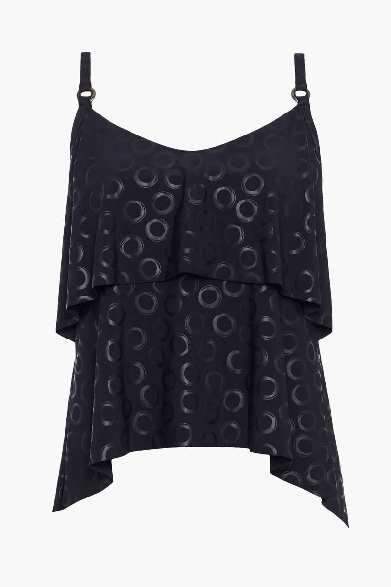 Women's Black / Multicolor Cosmos Grace Tankini Tops - Miraclesuit USA | AJ857305K3