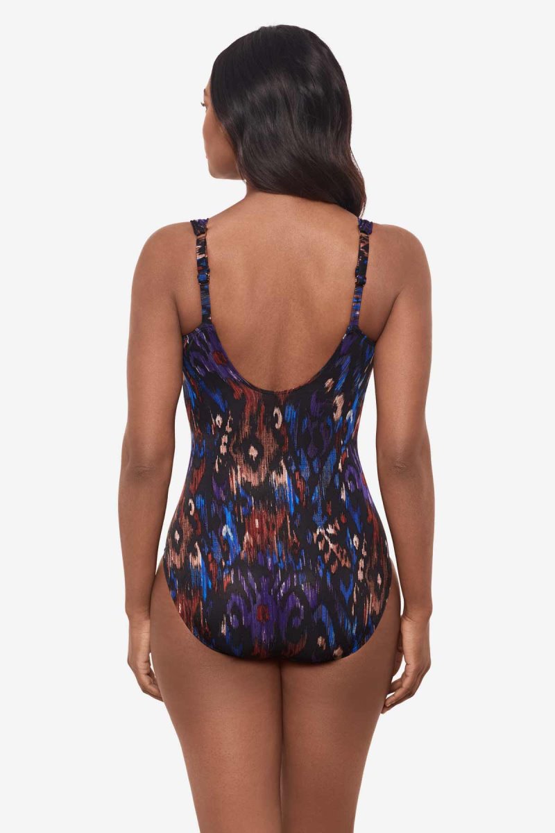 Women's Black / Multicolor Tapiz Siren DD Cup One Piece - Miraclesuit USA | SJ524682P1