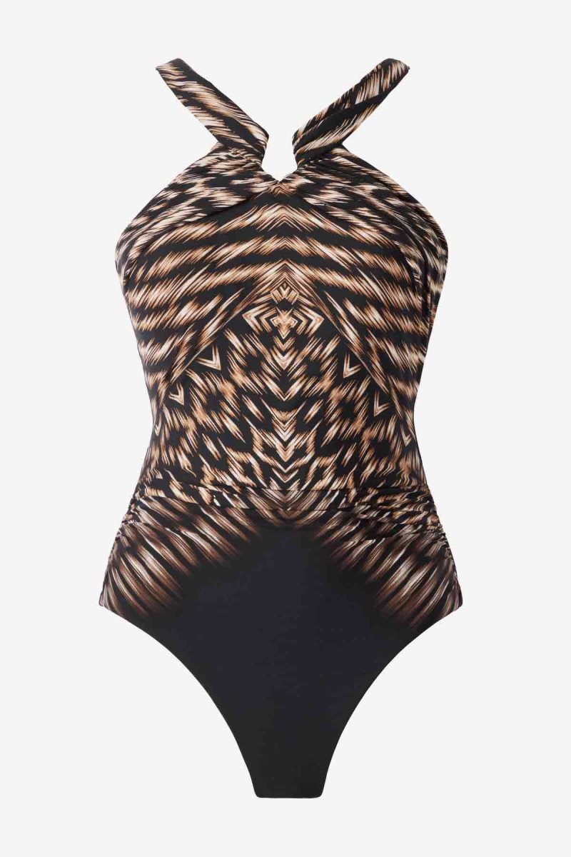 Women's Black / Multicolor Topkapi Aphrodite One Piece - Miraclesuit USA | QU604930J0