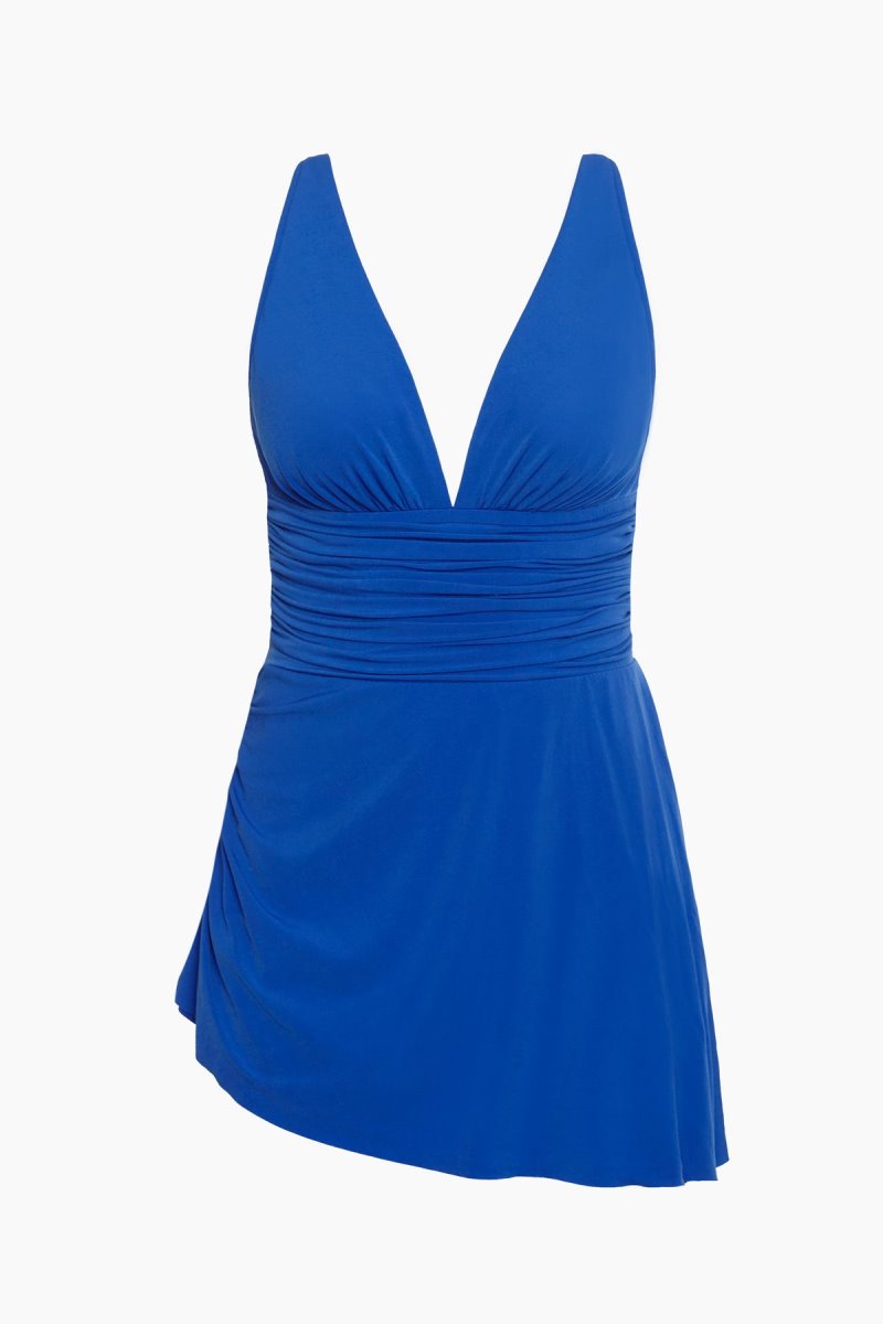 Women's Blue Celine Swim Dress - Miraclesuit USA | HF983948F8