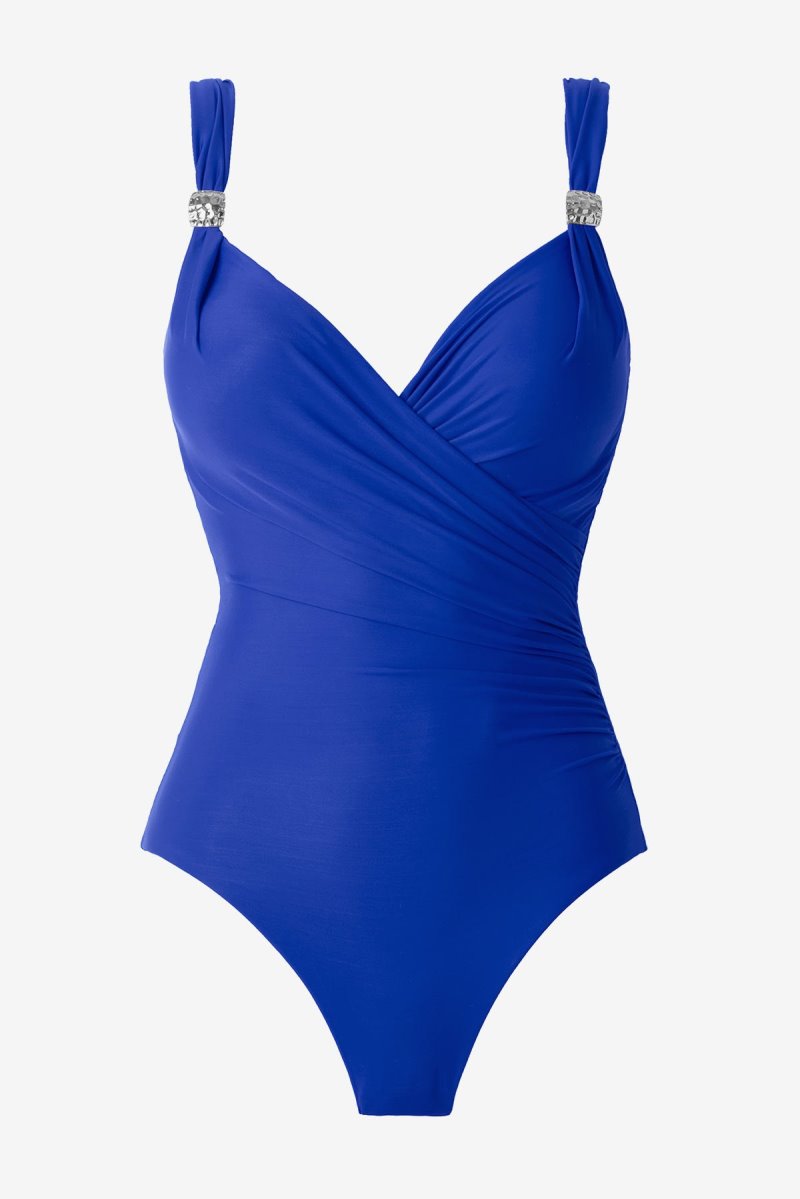 Women's Blue Razzle Dazzle Siren One Piece - Miraclesuit USA | QU407190T5