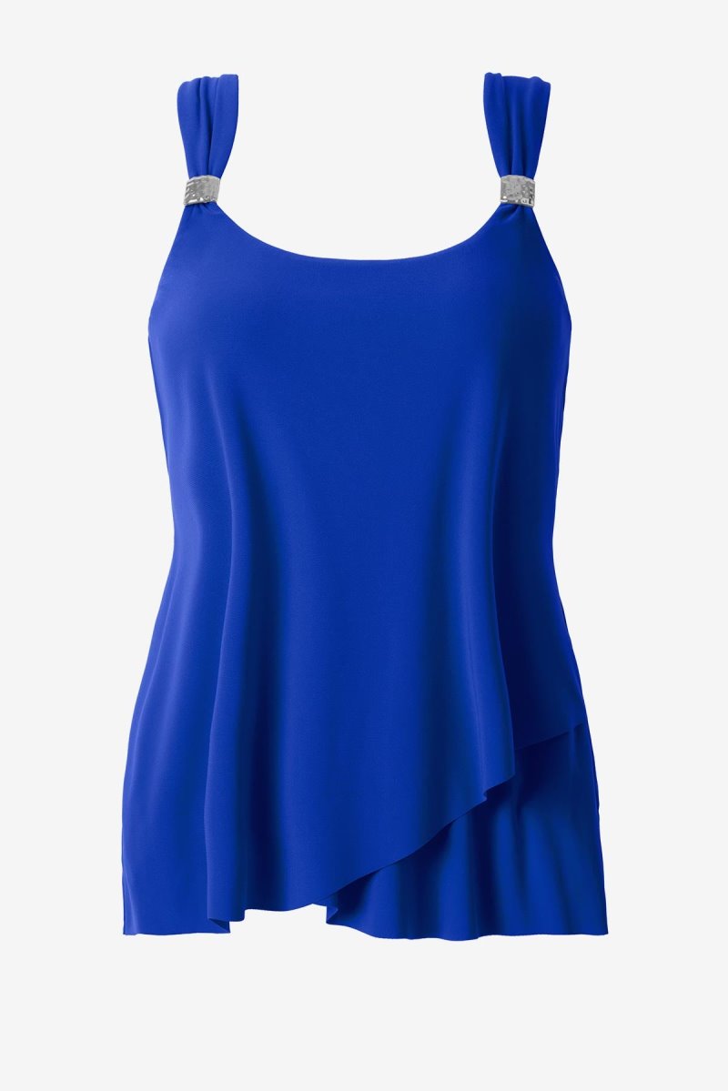 Women's Blue Razzle Dazzle Tankini Tops - Miraclesuit USA | ON860696V5