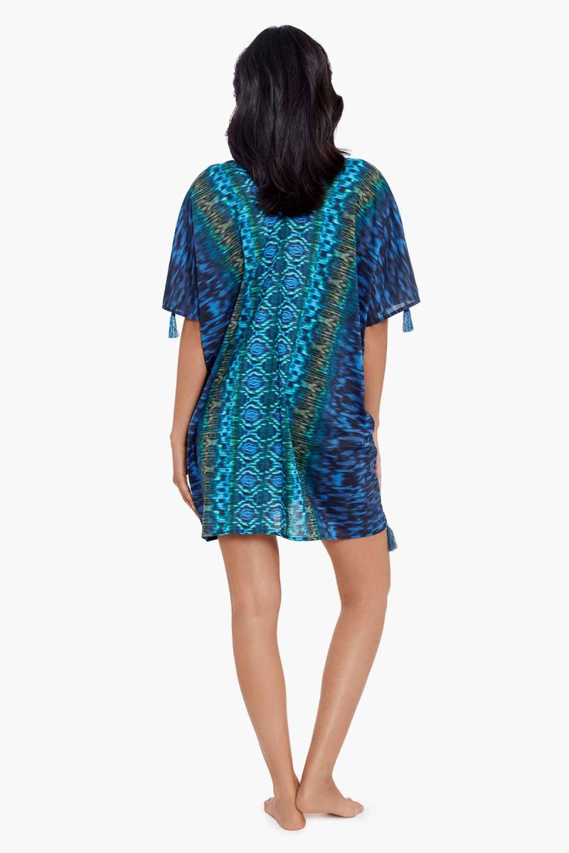 Women's Blue / Multicolor Alhambra Caftan Cover Ups - Miraclesuit USA | KS191849U3