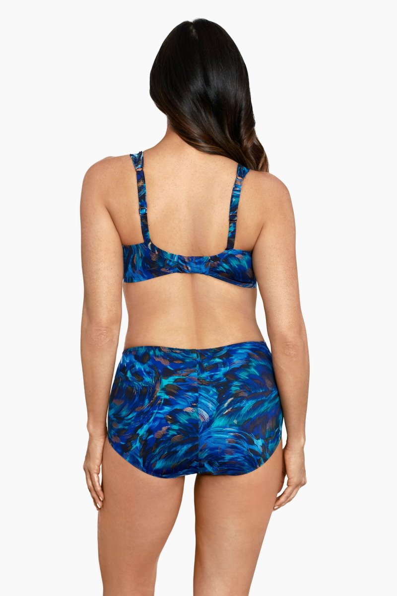 Women's Blue / Multicolor Fandango Norma Jean Retro Swim Bottom - Miraclesuit USA | AB104040B9