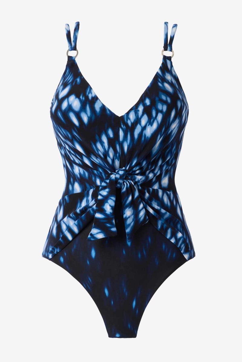 Women's Blue / Multicolor Indio Saki One Piece - Miraclesuit USA | TS165656L0