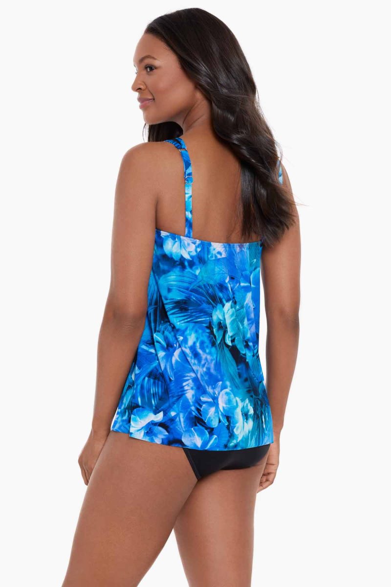 Women\'s Blue / Multicolor Sous Marine Mirage Tankini Tops - Miraclesuit USA | FF501640S2