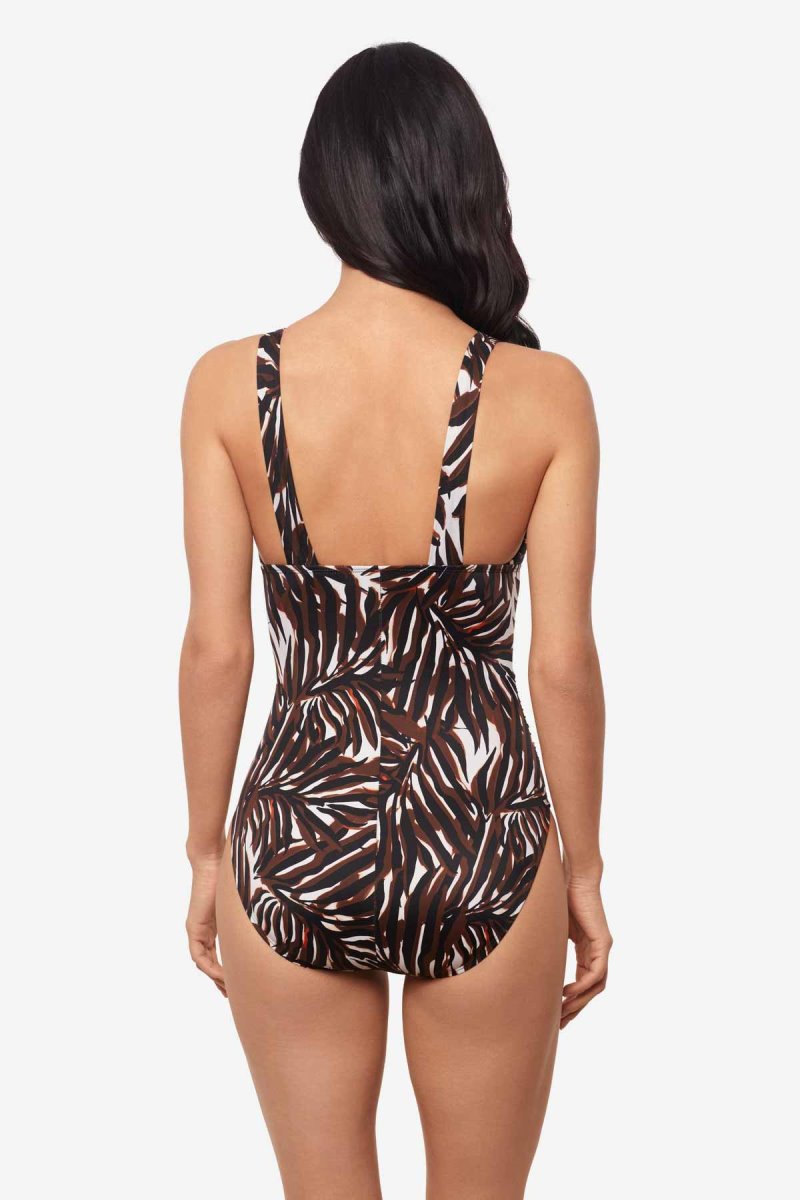 Women's Brown / Multicolor Ventana Evangeline One Piece - Miraclesuit USA | AZ687338L5