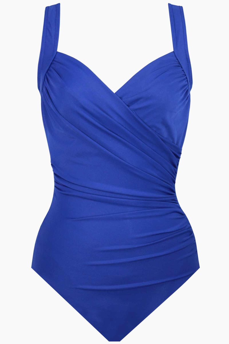 Women's Dark Blue Must Haves Sanibel One Piece - Miraclesuit USA | EP664816Y9
