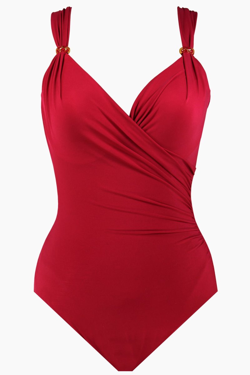 Women's Dark Purple Razzle Dazzle Siren One Piece - Miraclesuit USA | QF302650E8