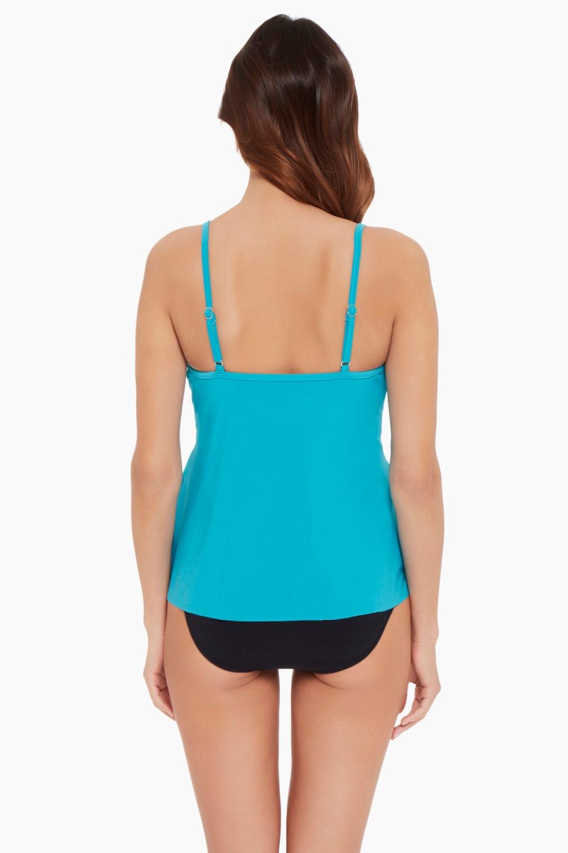 Women's Dark Turquoise Chloe Tankini Tops - Miraclesuit USA | HM458065L8