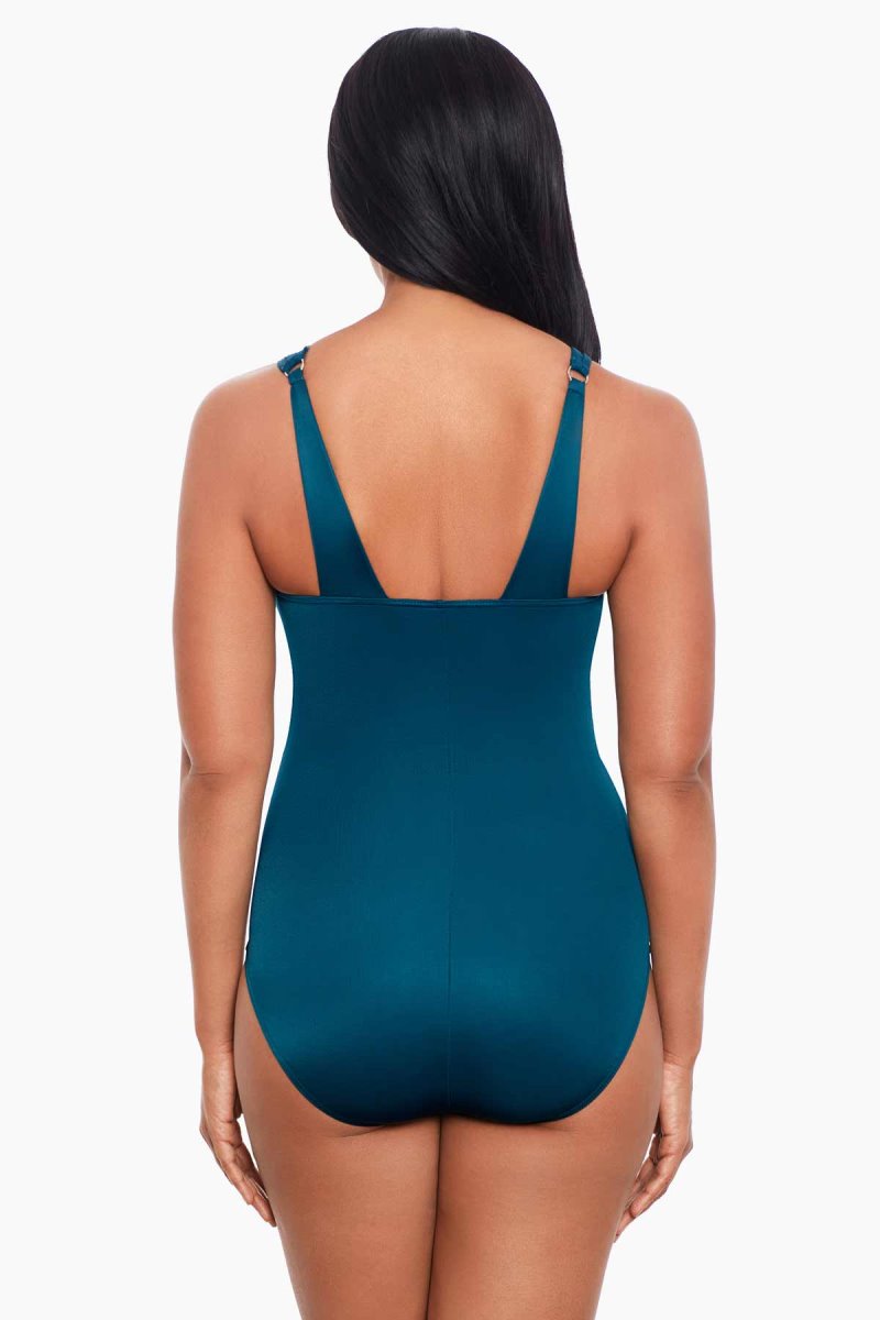 Women's Dark Turquoise Network Azura One Piece - Miraclesuit USA | LV579647A8