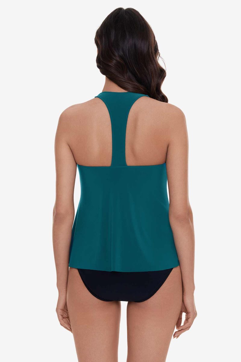 Women's Dark Turquoise Taylor Tankini Tops - Miraclesuit USA | TY953975P3