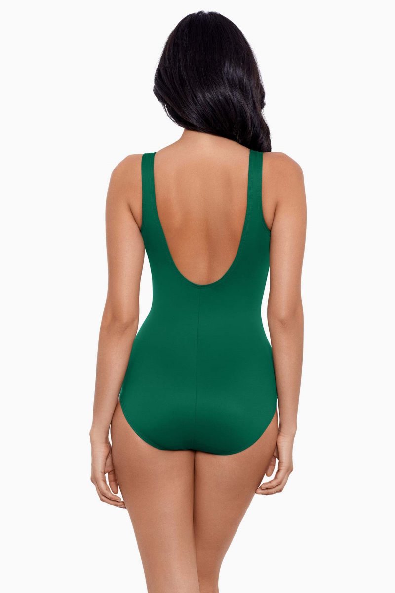 Women's Green Must Haves Oceanus DDD Cup One Piece - Miraclesuit USA | WL922352K6
