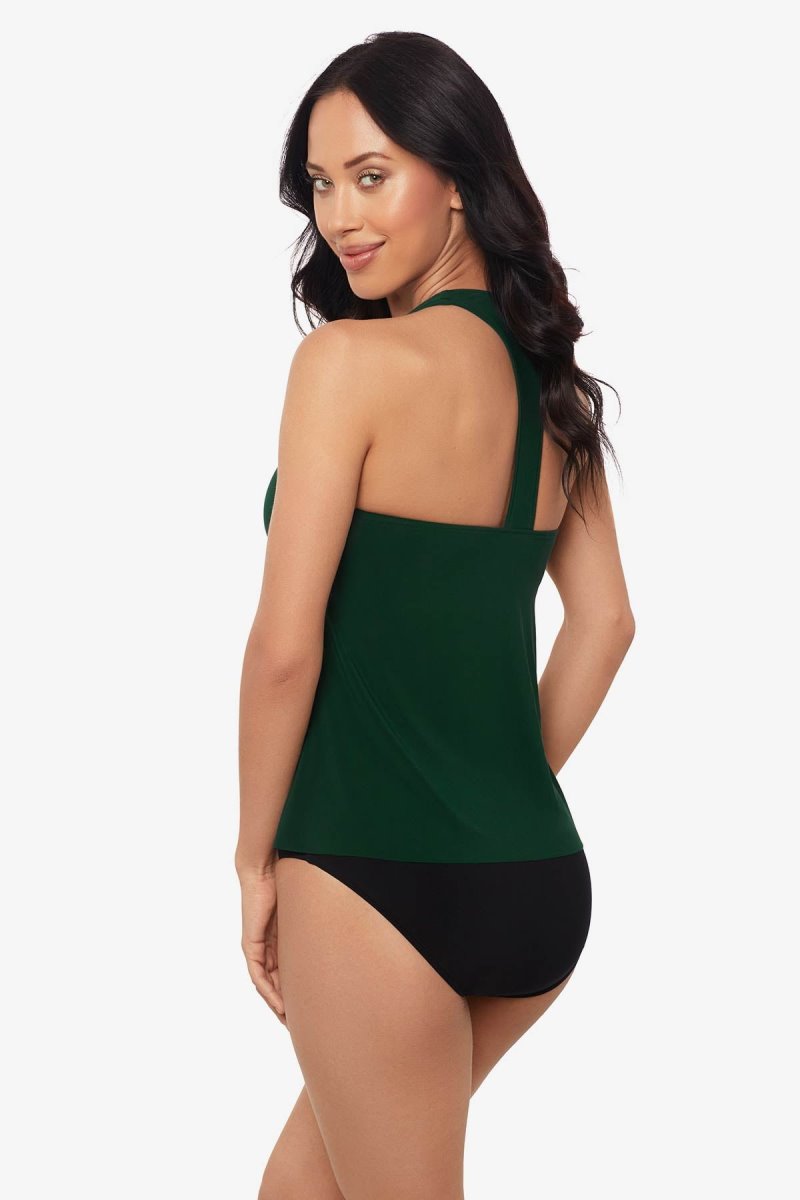 Women's Green Taylor Tankini Tops - Miraclesuit USA | RM114691W1