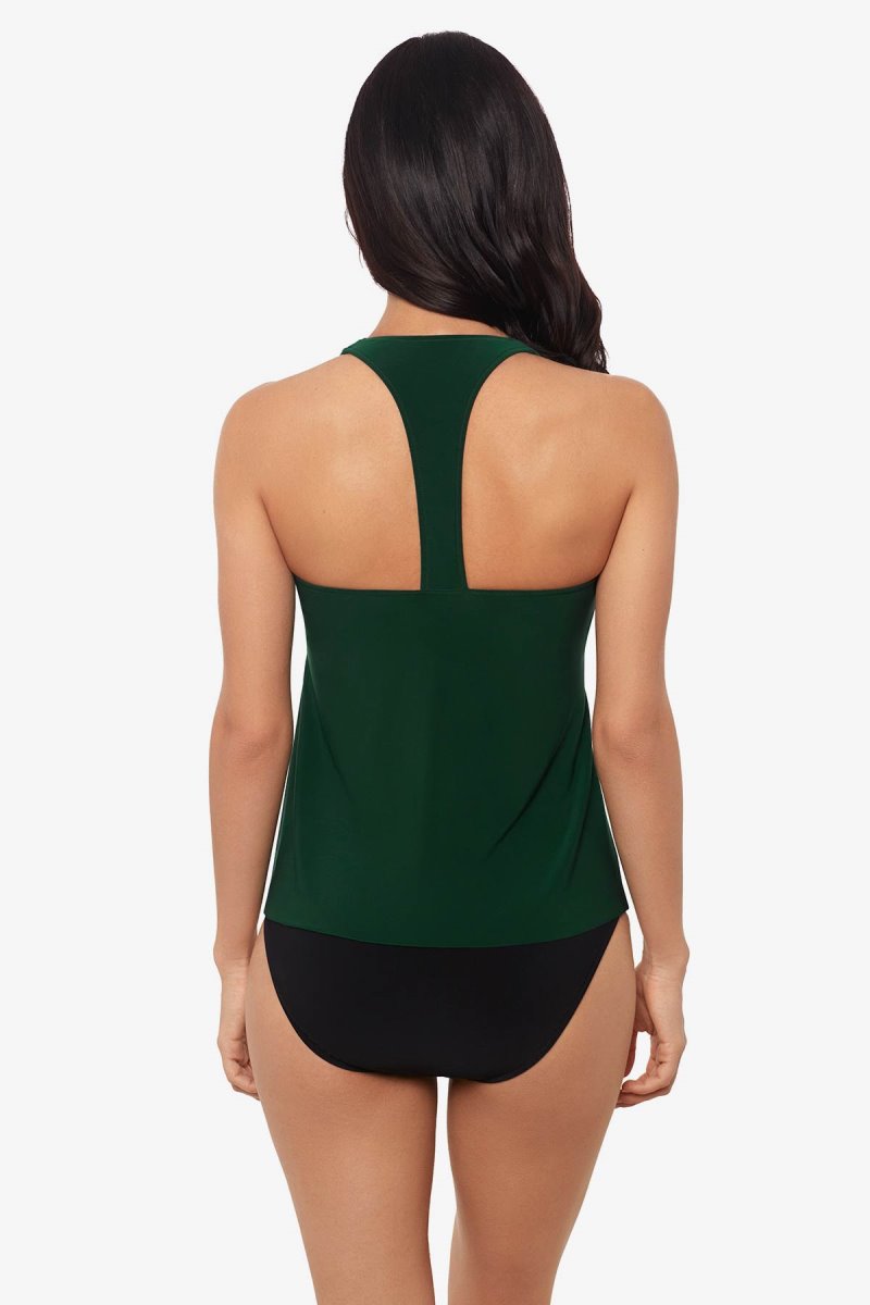 Women's Green Taylor Tankini Tops - Miraclesuit USA | RM114691W1