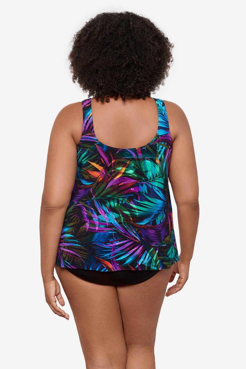 Women's Multicolor Plus Size Palma Paradiso Ursula Tankini Tops - Miraclesuit USA | UF846214K4